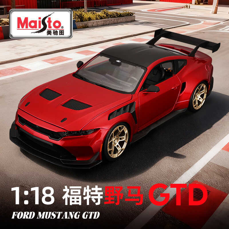Meritor Figure 1: 18 Ford Mustang GTD Simulation Alloy Car Model Metal ...