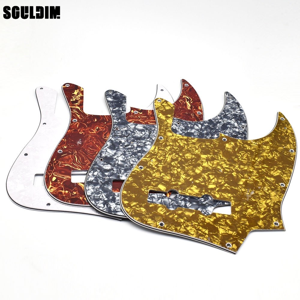 10 Hole Multi Color Jazz JB Bass Pickguard 4 String 3Ply PVC Guitar ...