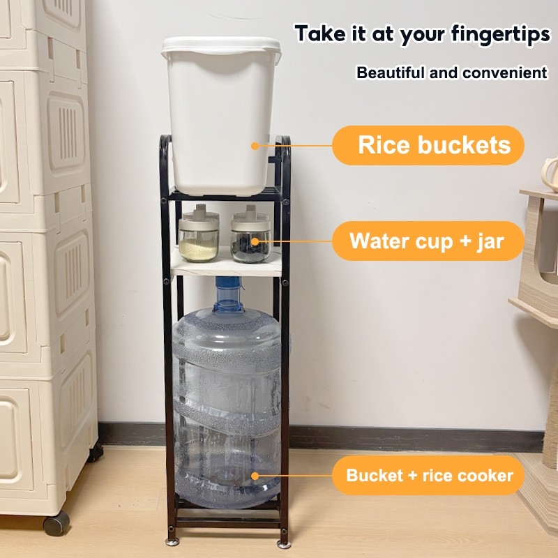 MAXCOOK 2/3 Layers Water Gallon Rack Organizer Water Container Rack ...