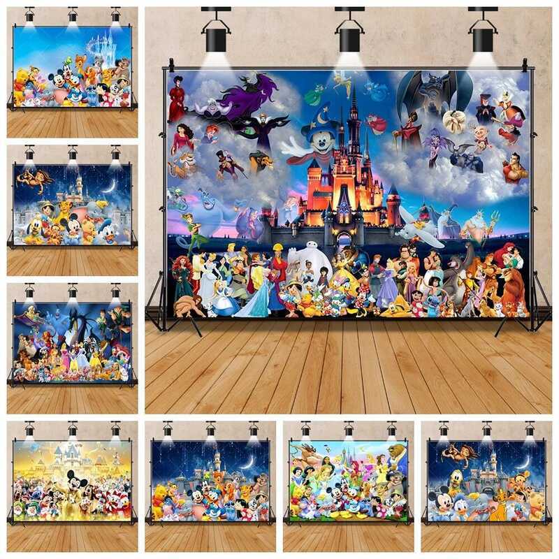 Disney 1 1D Princess Minnie Mickey The Lion King Stitch Photography ...