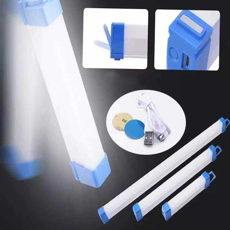 USB Light Stick 20W/40W/60W/120W Rechargeable LED Tube Lamp Long Strip ...