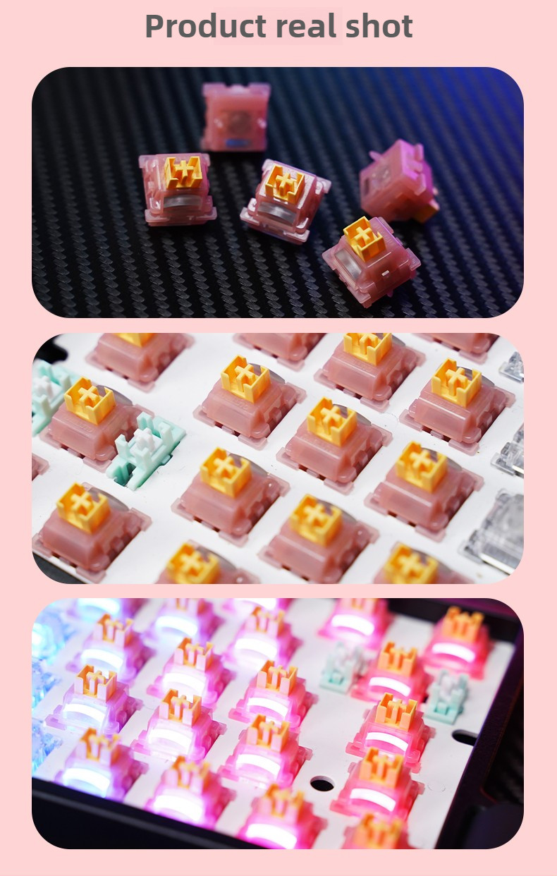Công Tắc Outemu Silent Peach V3 Linear Switch Bàn Phím Cơ Outemu Silent Lemon V2 Tactile Switch Polabe Store I.595826413