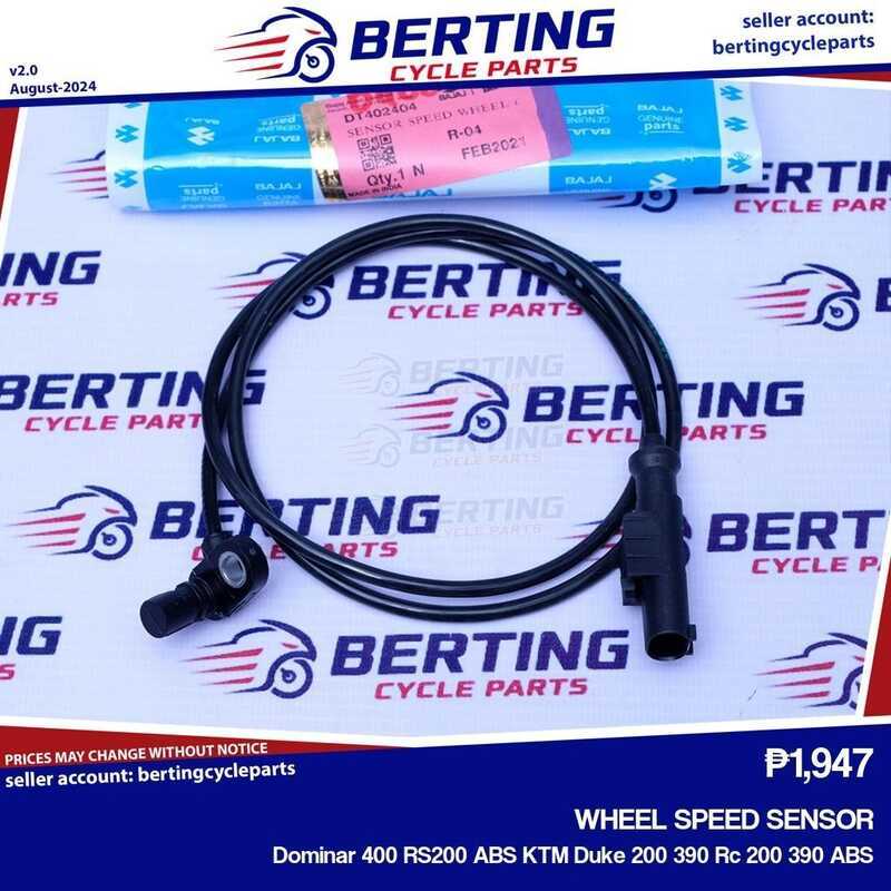 WHEEL SPEED SENSOR Dominar 400 Rs200 KTM Duke Rc 200 390 ABS Genuine ...