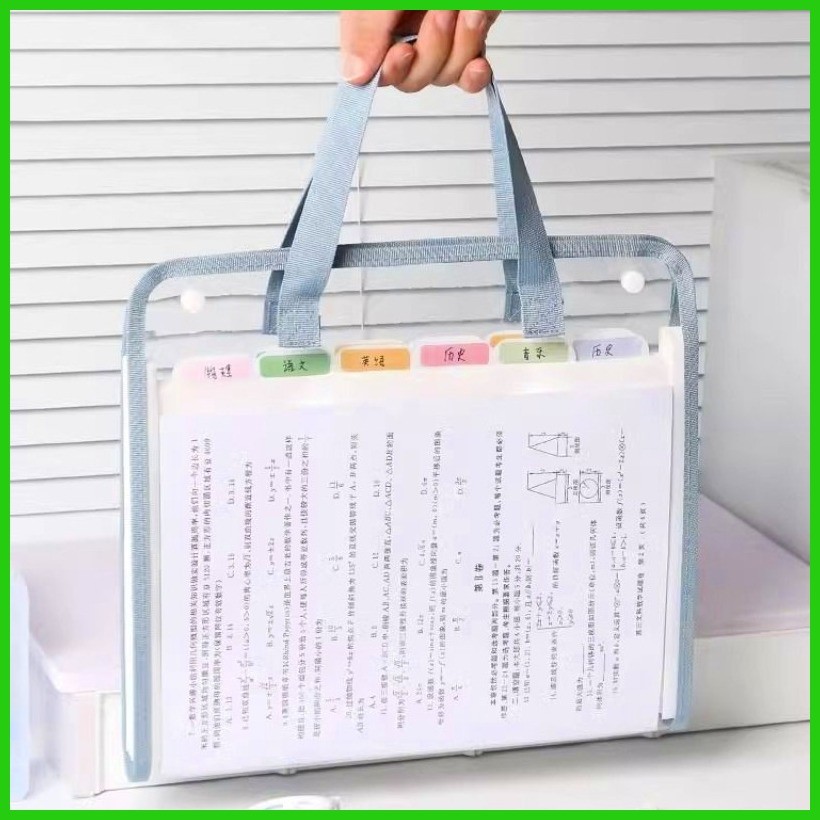 ♂ 13 Layer Folder File Organizer Expanding File Folder with handle A4 ...