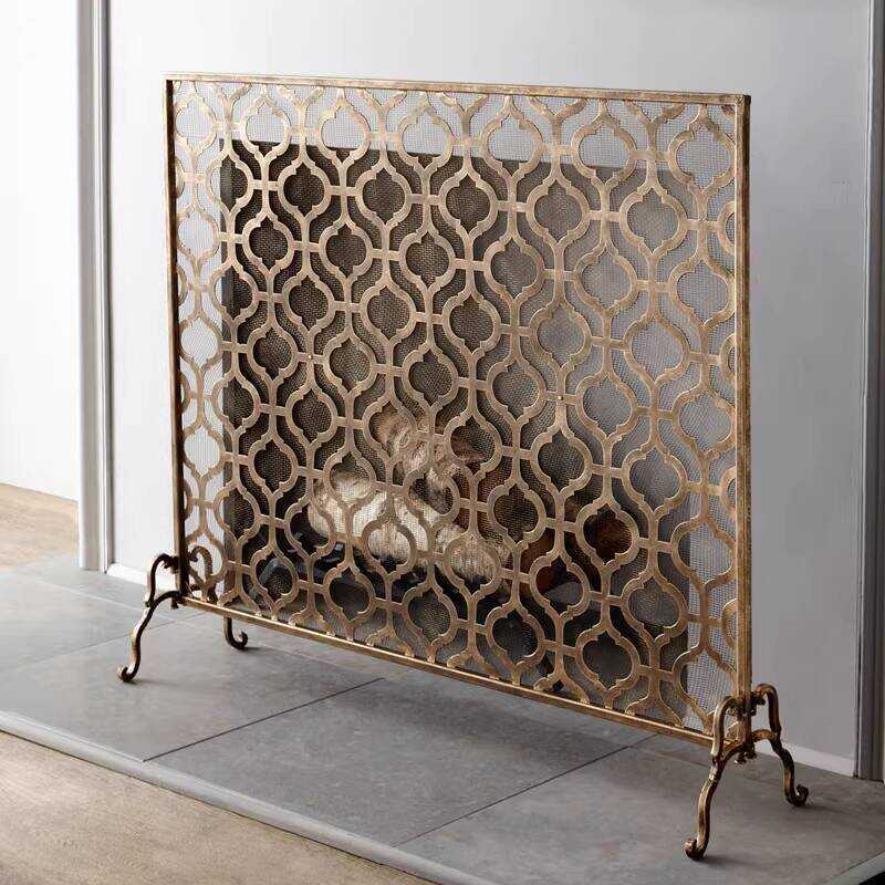 New Retro European Style Partition Screen with Mesh for Living Room ...