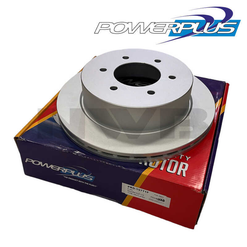 Powerplus Brake Disc Rotor Rear For Ford Ranger Raptor 2016-2022 1Pc ...