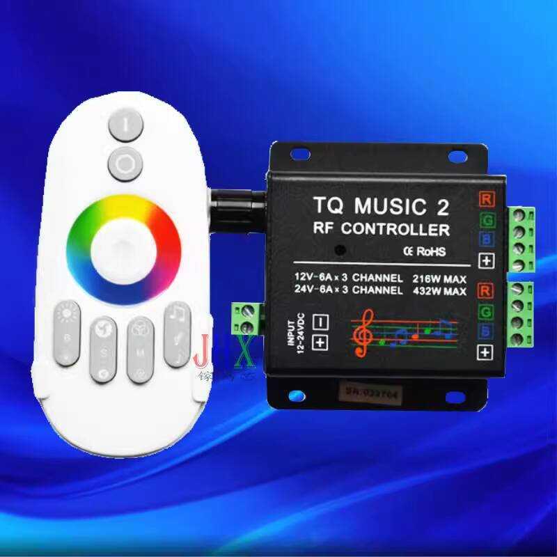 Supply RF Wireless Touch Remote Control LED Controller 12V Colorful RGB ...