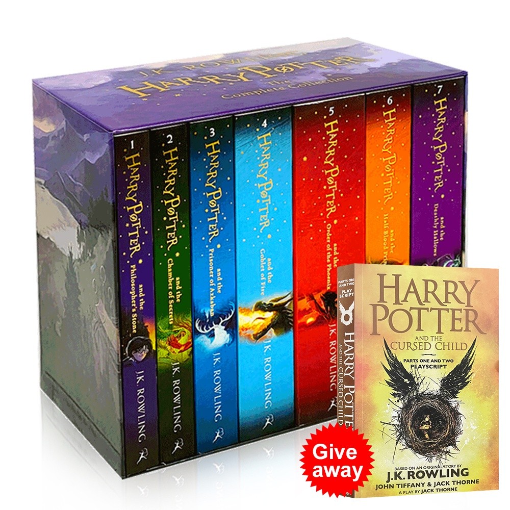 [PH Stocks] 8 Book Harry Potter English Novel Story Books | Shopee ...