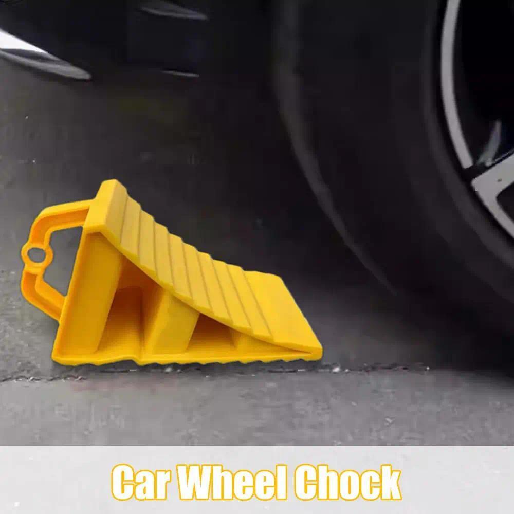 Wheel Stopper Wheel Chock Vehicle Truck Tire Stop Block Wheel Ramp Skid ...