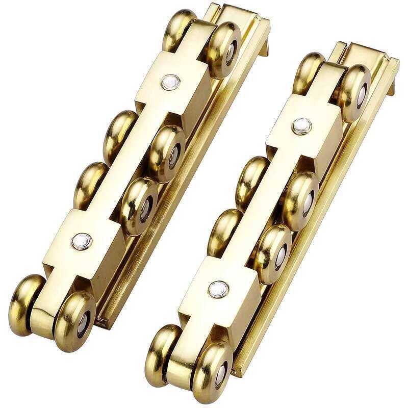 Guide Rail L Slide Pulley Solid Wood Glass Sliding Track Hanging Door ...