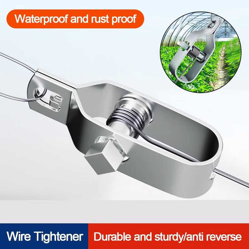 Wire 5Pcs Tensioner Multi-Use Wire Rope Tightener Garden Cable ...