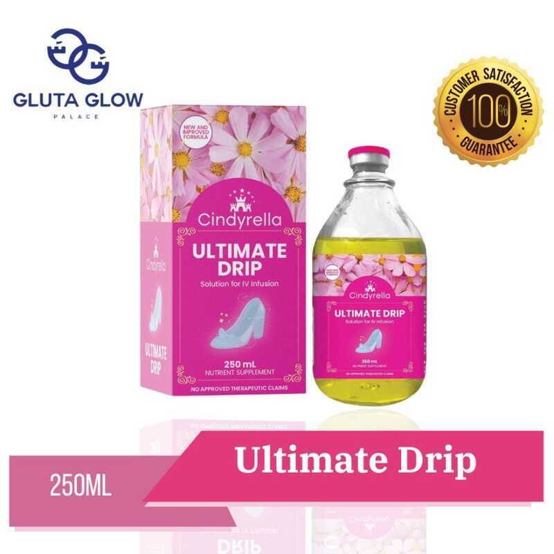 F0ea 0832 Cindyrella Ultimate Drip 250Ml: Collagen 100,000Mg, Glutathione  800,000Mg, Anti-Ag Mi | Shopee Philippines