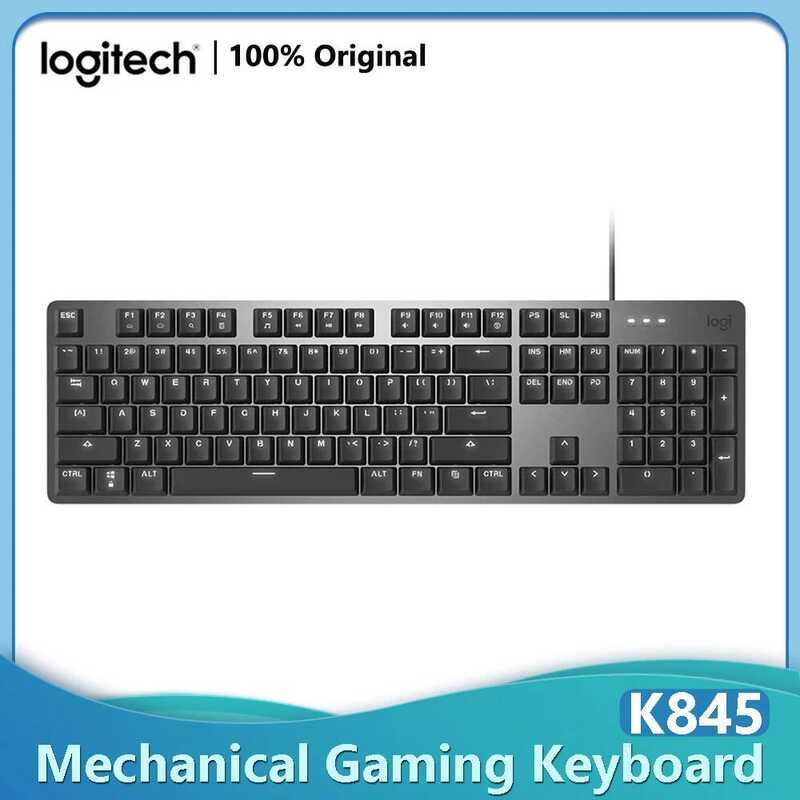 A A Logitech K845 Mechanical Gaming Keyboards Illuminated 104 Keys Full ...