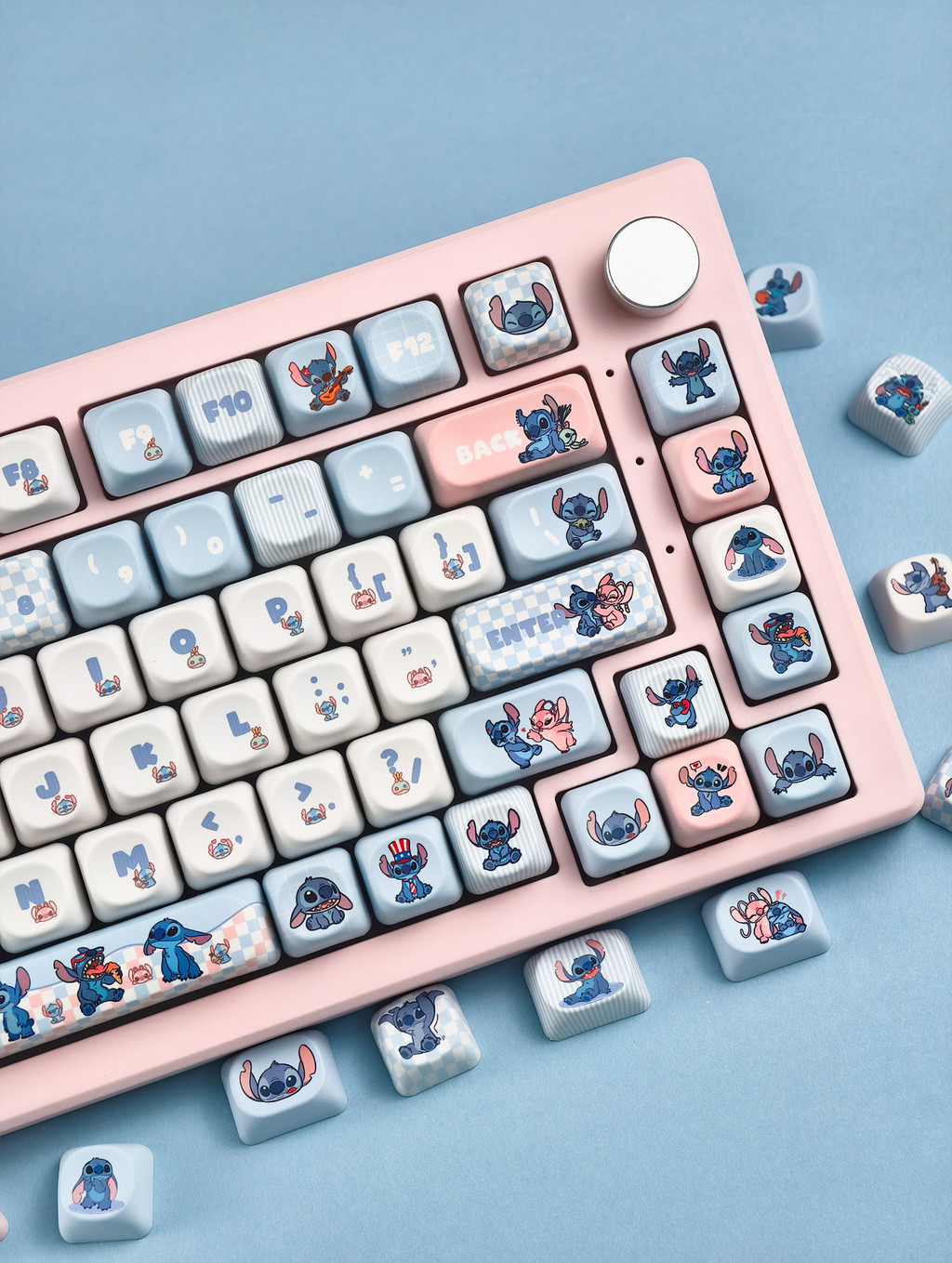Lilo&Stitch Keycaps MOA Profile 130 Keys PBT Dye Sublimation Aula F75 ...