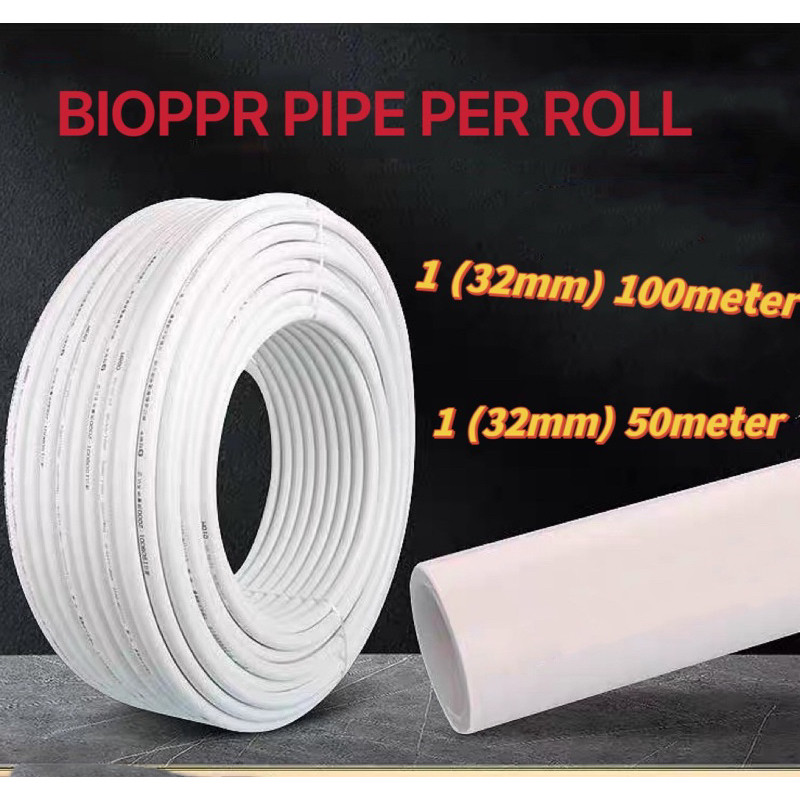 ppr pipe per roll 1 inch ( 100meters ) pn20 32mm x 4.4mm | Shopee ...