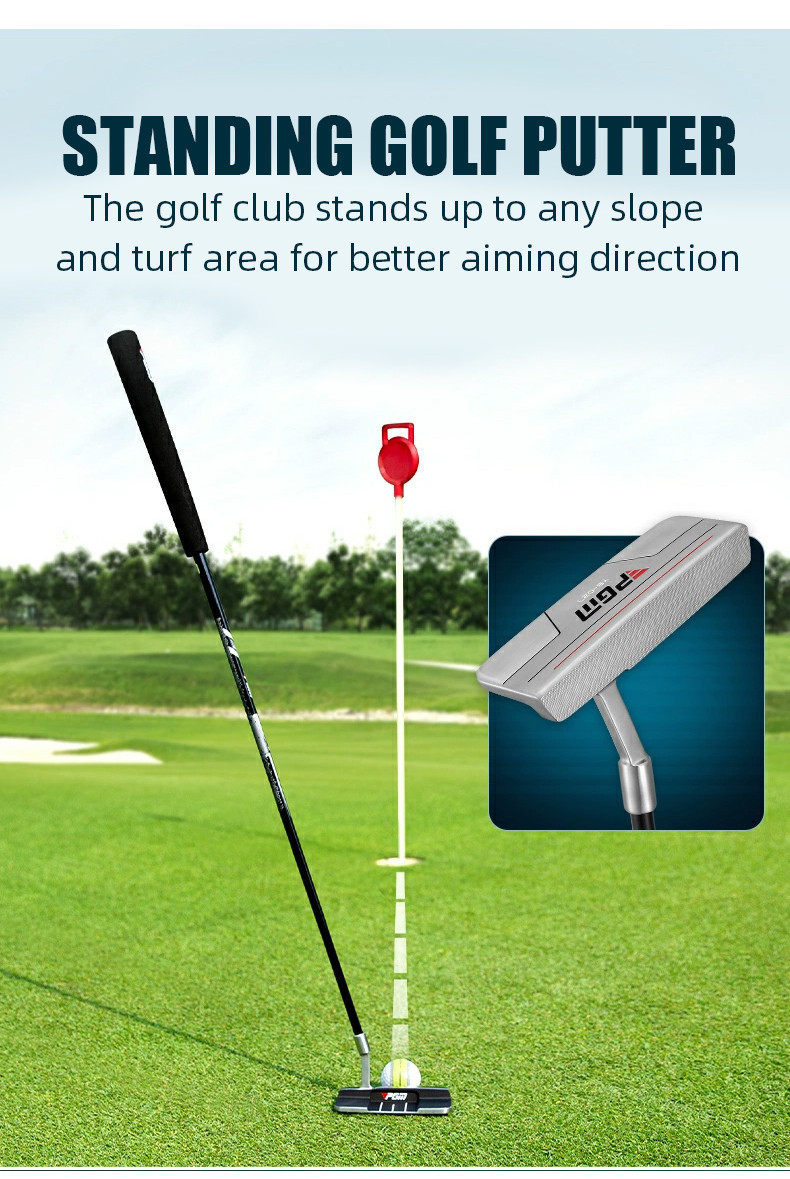 PGM TUG055 Stand Up Golf Putter for Men, Low Center Gravity Design with ...