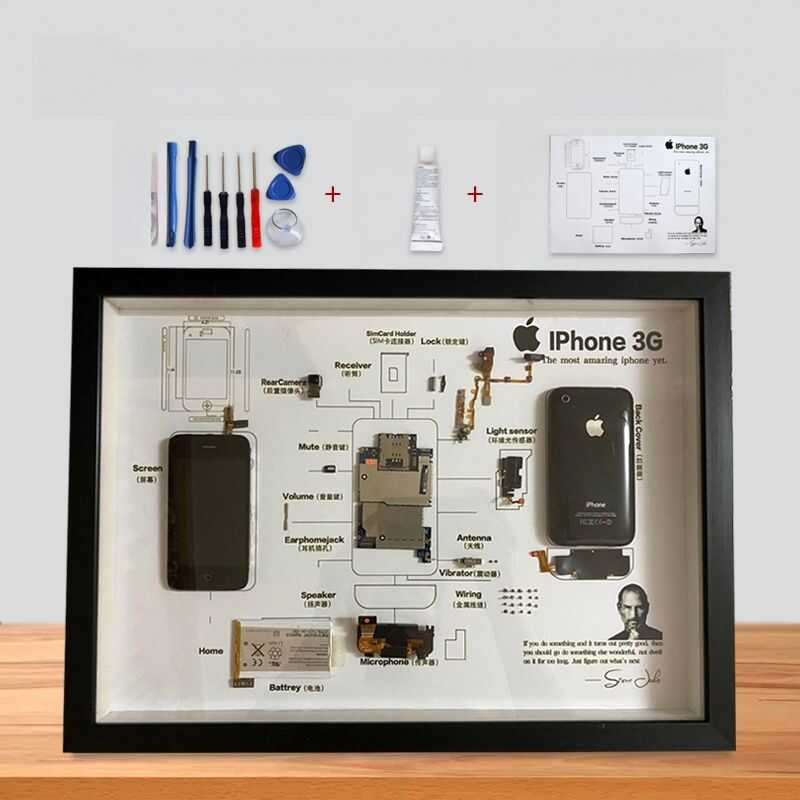 Real Wood MDF Mobile Phone Deconstruction Model Specimen Simple Modern ...