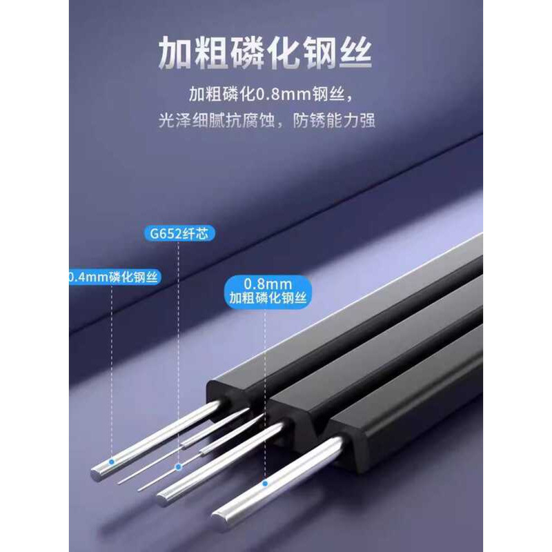Telecom Grade National Standard Fiber Optic Cable with Metal Butterfly ...