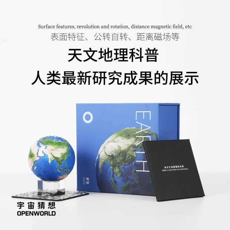 Cosmic Conjecture Earth 3D Model AR Hand-Painted Globe Metaverse ...