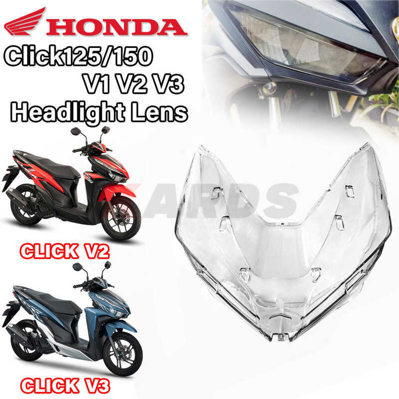 Honda Click 125I/150I V1 V2 V3 Headlight Lensglass Products Lens Click ...