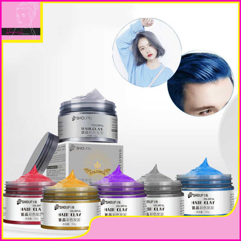 Bloomish Coloring Styling Disposable Dye Cream With Color Hair Gel ...