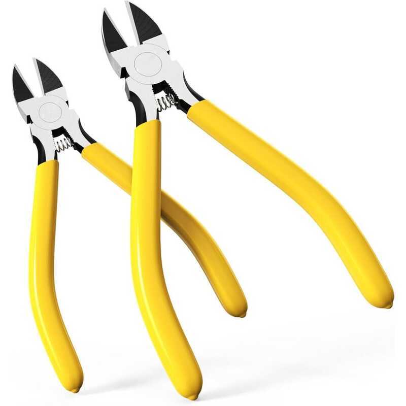 MARRIITT Precision Wire Cutter With Long Flat Nose Heavy Duty Flush ...