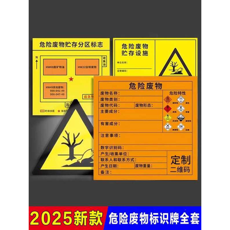 2025 New Version National Standard Label Hazardous Warehouse Room Solid ...