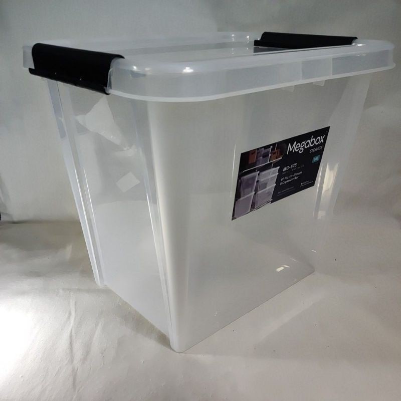 Megabox storage box MG-675 56L (New Design Large Tall) | Shopee Philippines