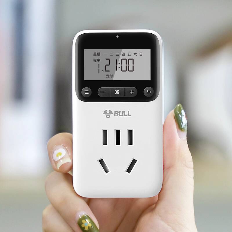 Bull Socket Timer Switch Appointment Electronic Smart D-1 Countdown ...
