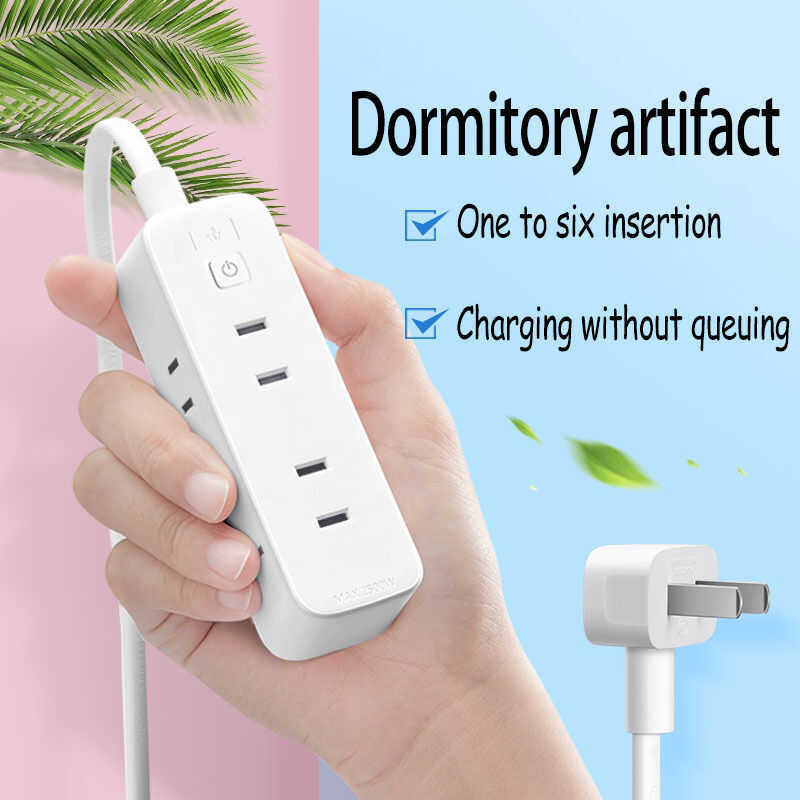 Two Hole Flat 2 Plugs 6 Digits Rubiks Cube Socket Multi-Function ...