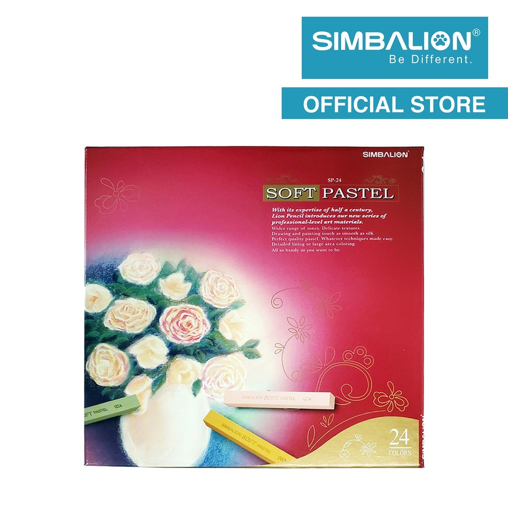 Simbalion Soft Oil Pastel SP24 (24 colors) | Shopee Philippines