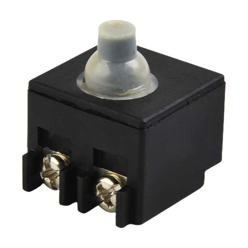 2Pcs Black Plastic Casing Push Button Switch 250V 6A Replacement 100Mm ...