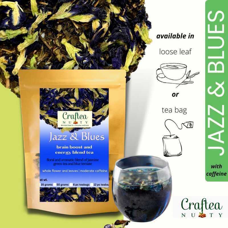 Butterfly Pea Jasmine Green Tea | JAZZ AND BLUES Blue Ternate Blend ...