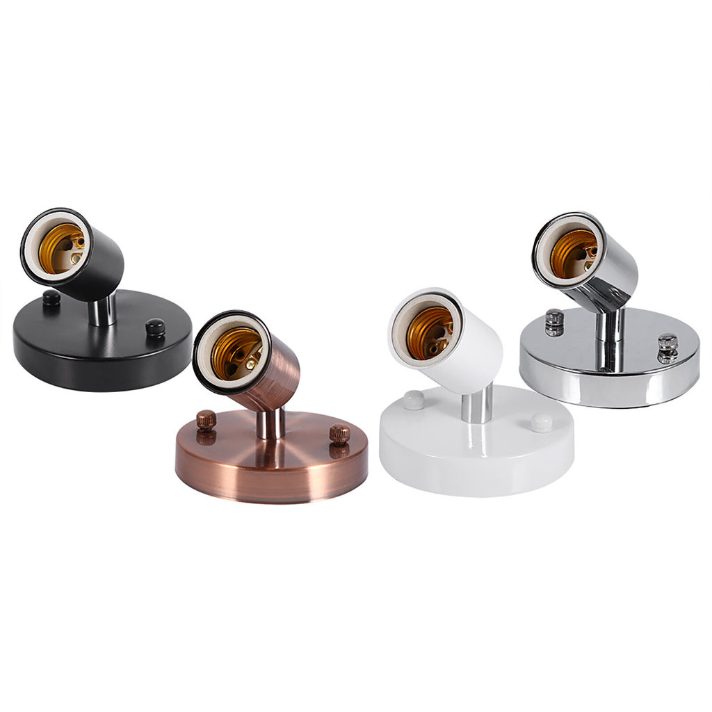 E27 Light Bulb Socket Modern Retro Ceiling Lamp Wall-Mounted Lamp ...