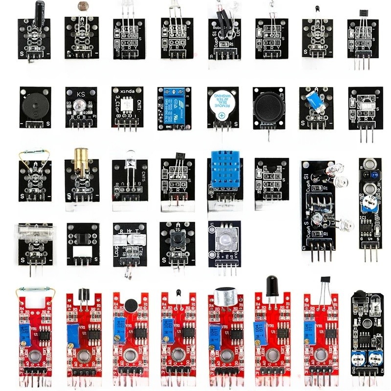 37 in 1 Sensors Modules 37 Kits Starter Kit with box for Arduino ...