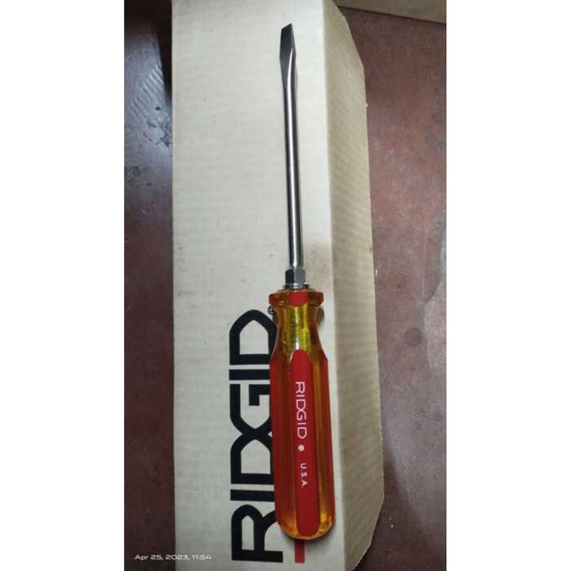 Original USA Ridgid Screwdriver Flat Heavy Duty 1946 1/4X4 1947 1/4X6 ...