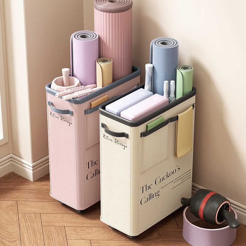 Sports Basket Home Mat Exercise Equipment Organizer Storage Box ...