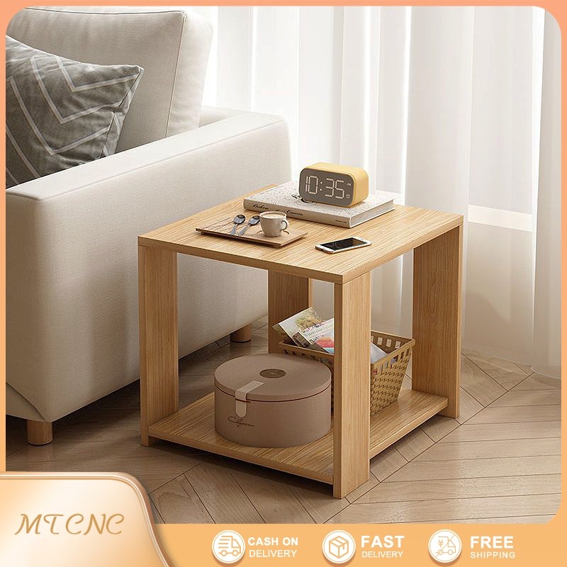 Nordic Sofa Side Table Living Room Modern Corner Coffee Table Bedroom ...