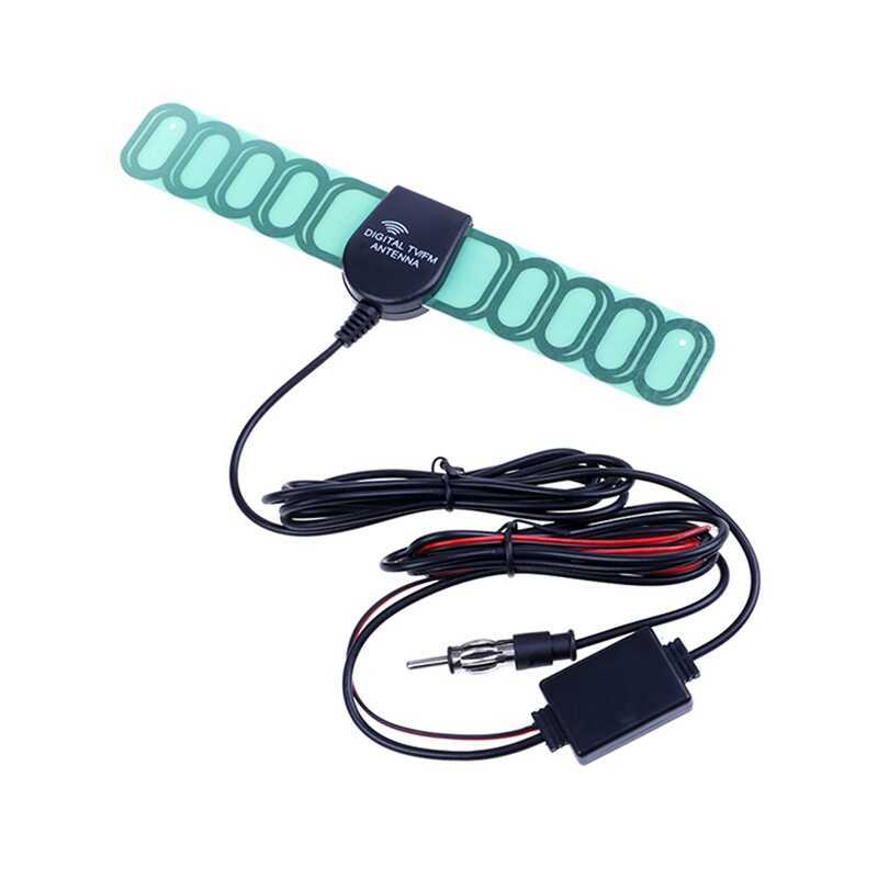 Car AM FM TV Radio Digital Antenna Aerial Signal AMP Amplifier Booster ...