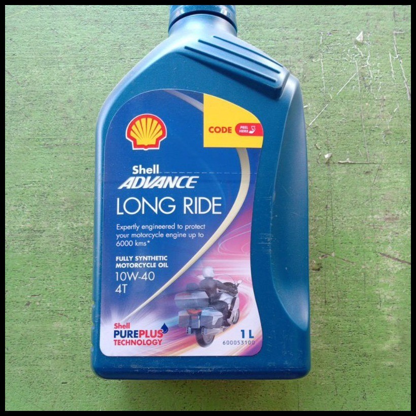 Shell Advance Long Ride Fully Synthetic 10W-40 4T 1L | Shopee Philippines