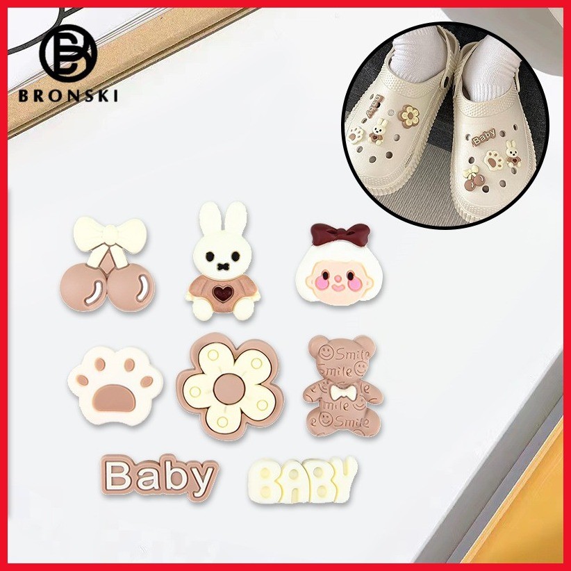 ☪ Original Jibbitz For Cartoon Accessories Design Jibbitz Set(No Sandal ...