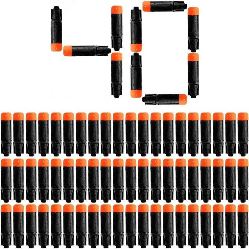 40Pcs New Black Bullets For Nerf Ultra Toy Guns Refill Pack The ...