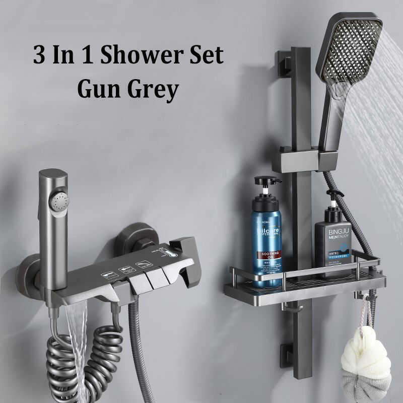 KETHE Minimalist Split Type Three In One Shower Nozzle With Built-In ...