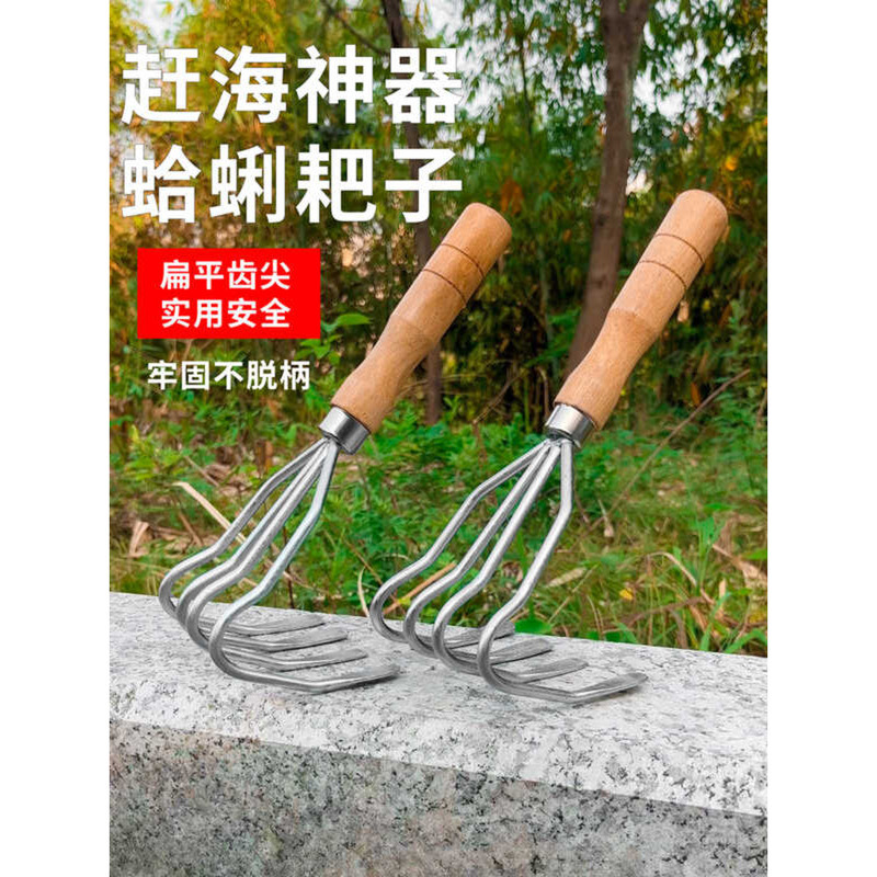 Clam Digging Rake For Beach, Sea Urchin Shell, Beach Clam, Crab, Cockle ...