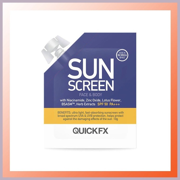 Quickfx Sunscreen / Pimple Eraser / Clean Collection 10g | Shopee ...