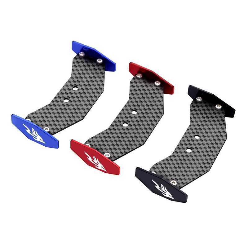 Carbon Fiber Tail Wing Aluminum Alloy Rear Spoiler Losi 1/24 Micro-B ...