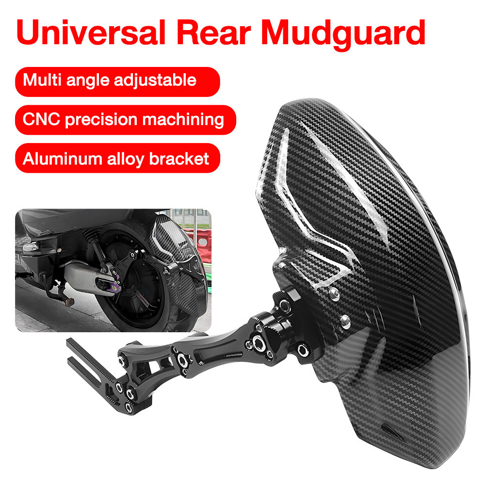 2026New Universal Motorcycle Mudguard Rear Fender Extender Mudflap Mud ...