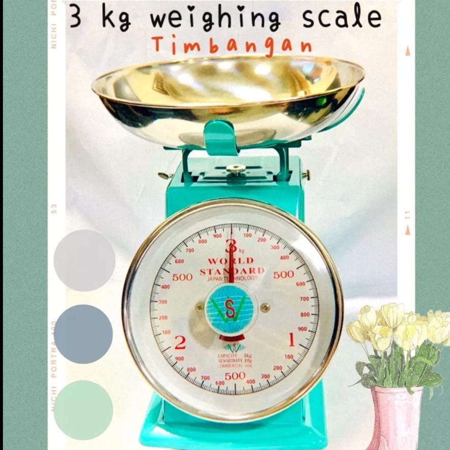 World Standard Spring Weighing 1kg 2kg 3kg Scale / Timbangan / Kilohan ...