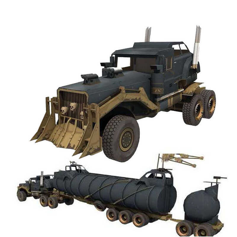 Crazy Max War Rig 3D Paper Model Car DIY | Shopee Philippines