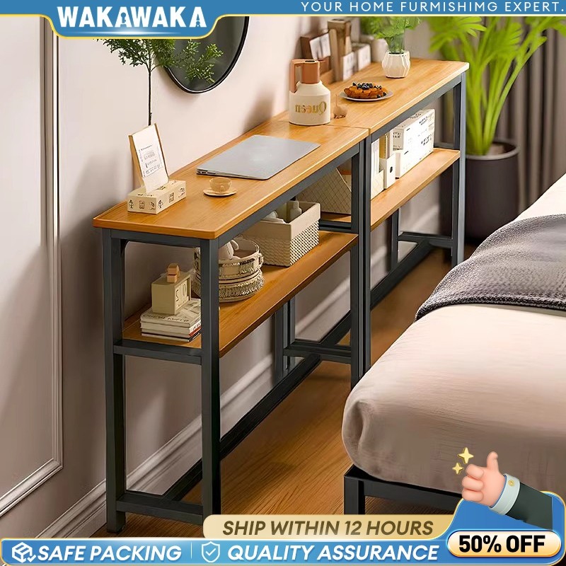 Sofa Side Table Bedroom Long table Study Table Desk Behind the Bed ...